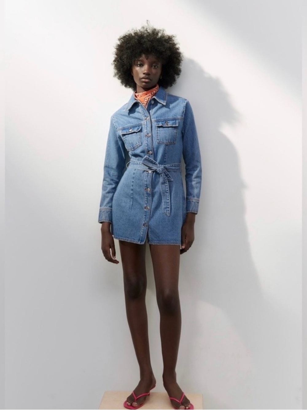 ZARA Denim Mini Dress